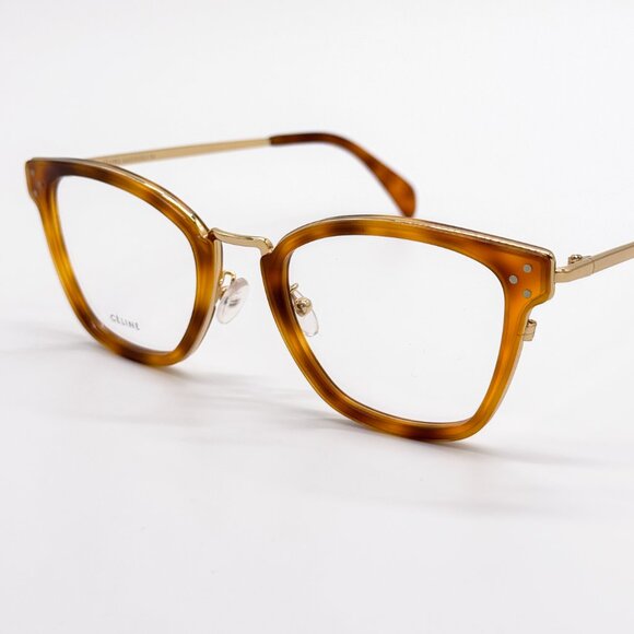 NEW CELINE CL 50002U 055 WOMEN LIGHT HAVANA EYEGLASSES CELINE CL50002U 055 - Picture 5 of 12